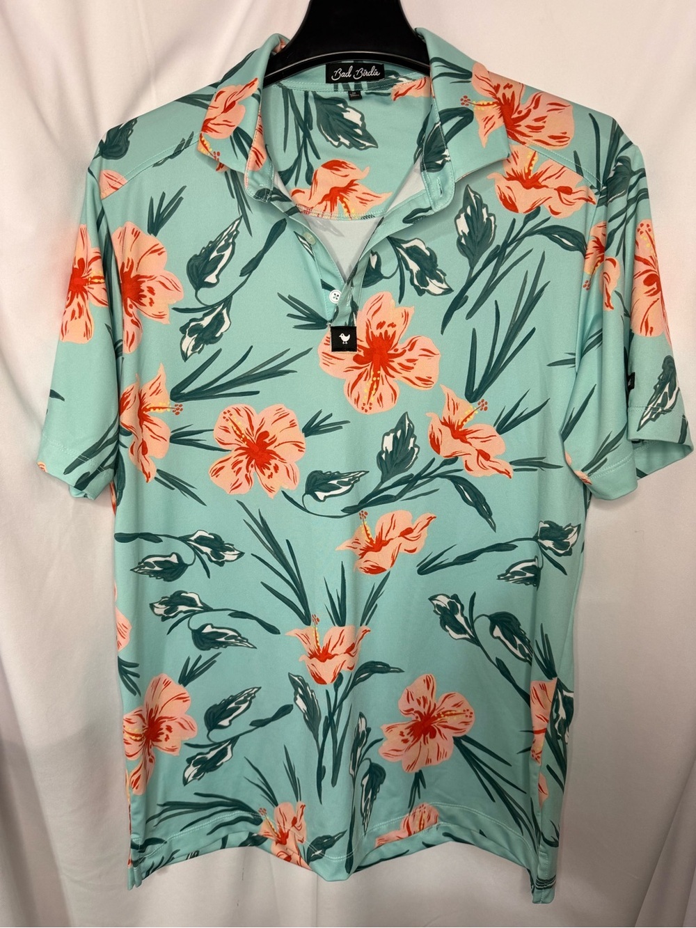 Bad Birdie Never Lei Up men’s Golf Polo